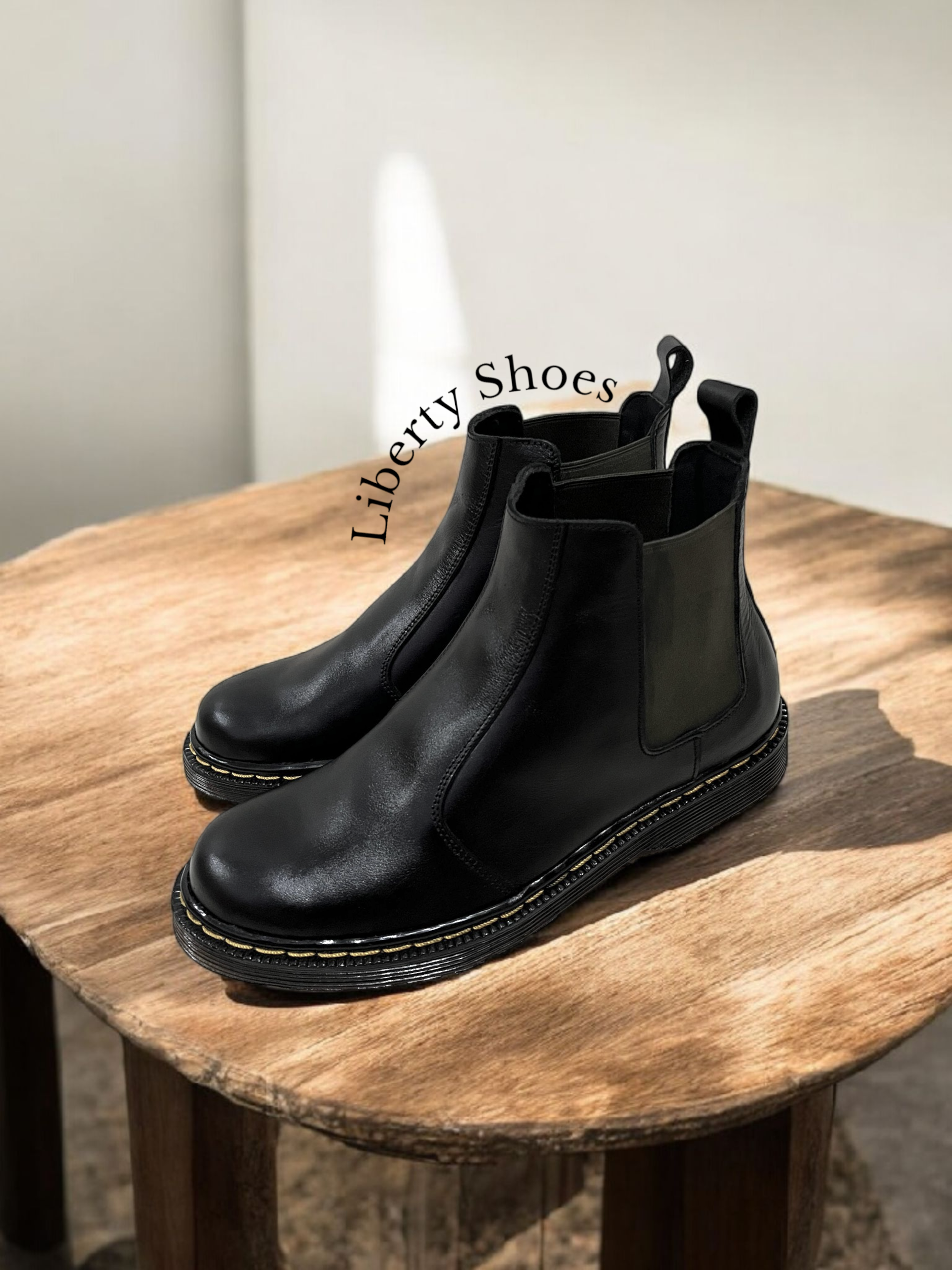 Chelsea Boots Kulit Asli