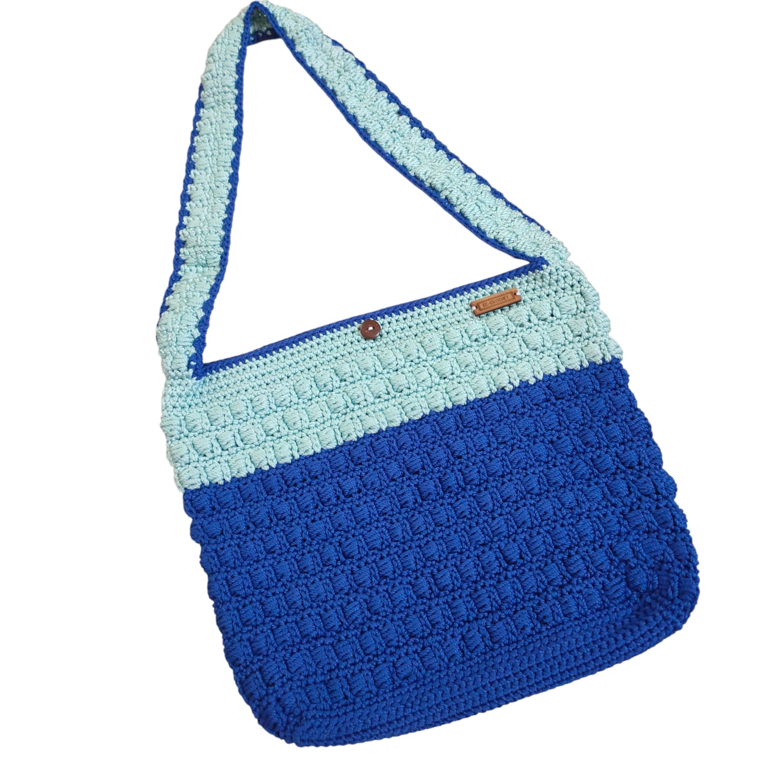 Tas Bahu Rajut Biru
