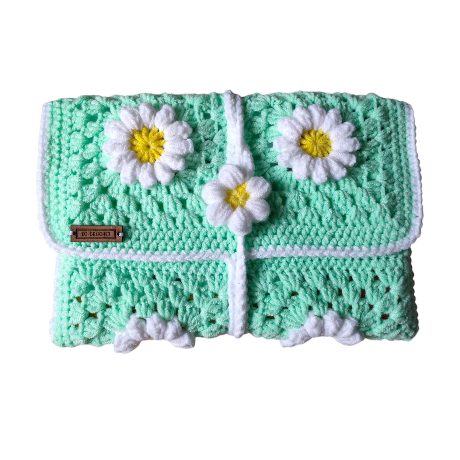 Book Sleeves - Daisy Mint