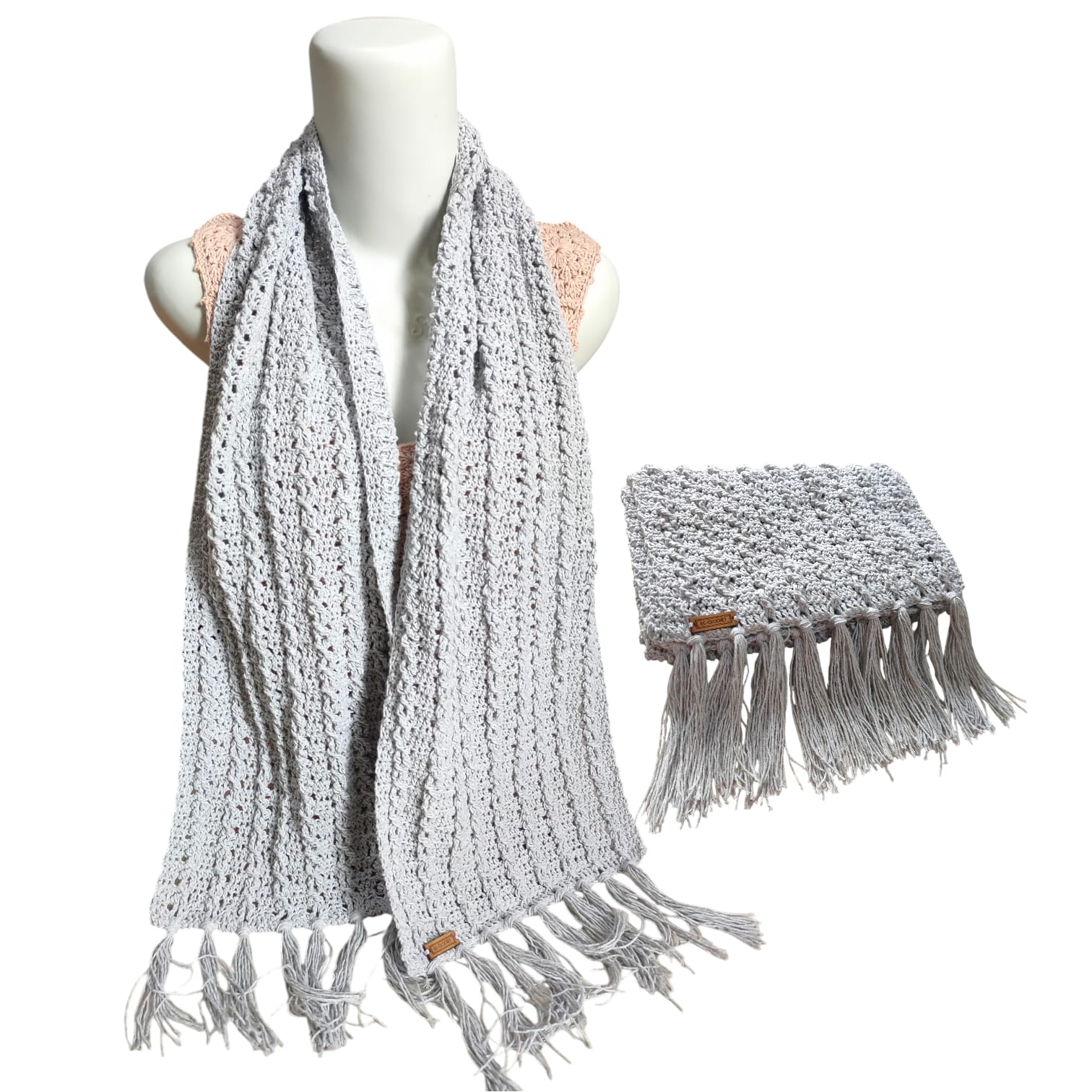 Syall Rajut - Silver Cotton
