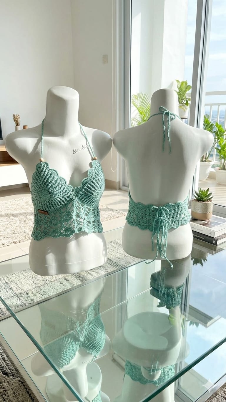 Bralettte - Teal — tampilan 2