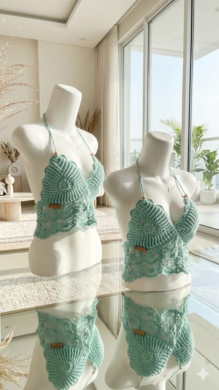 Bralettte - Teal — tampilan 3